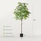 Lifelike Artificial Lemon Tree: Pre-Potted Faux Plant for Home and Office Decor